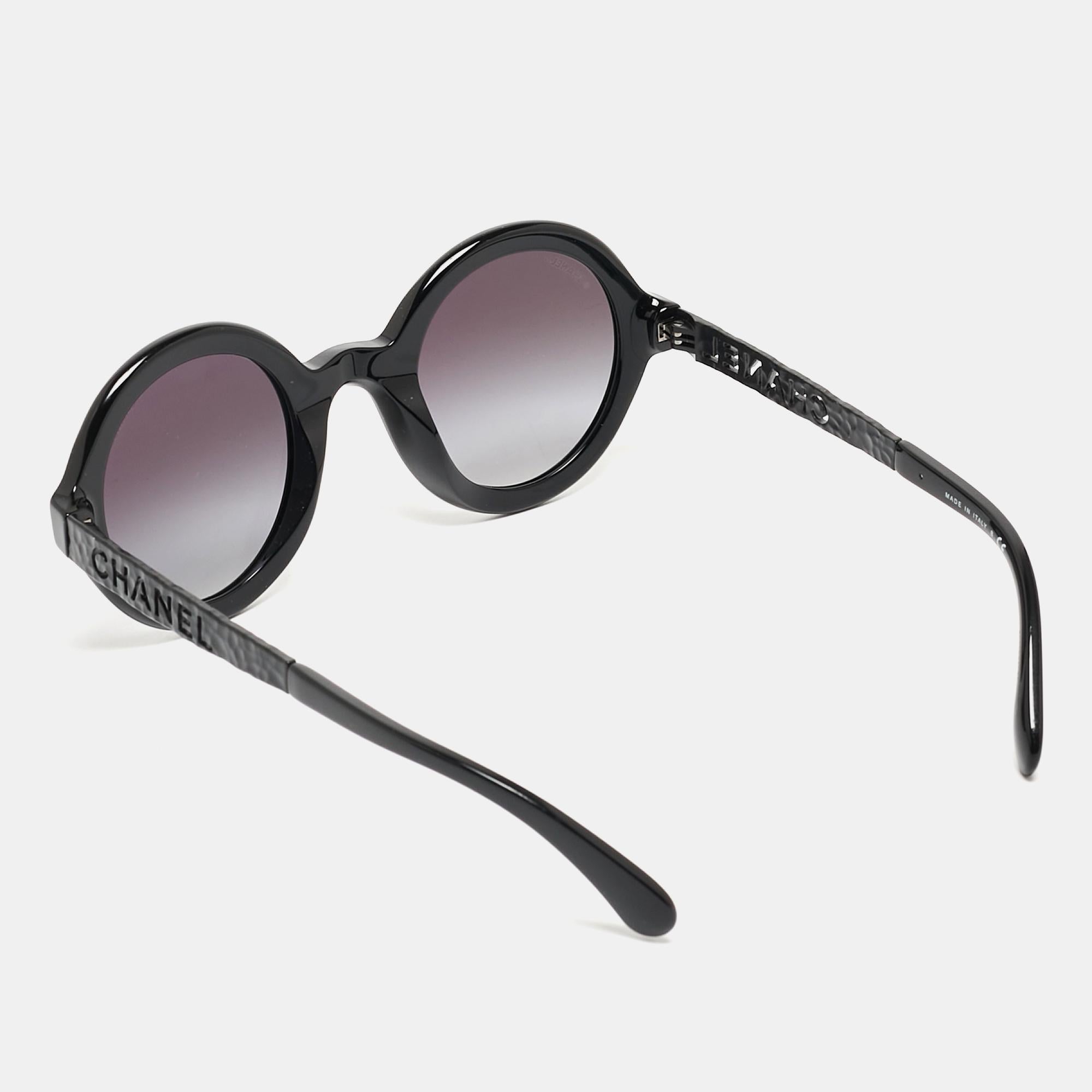 Elevate your eyewear game with these Chanel round sunglasses for women. Meticulously crafted from premium materials, they offer unparalleled protection and a timeless design, making them a must-have accessory for the fashion-forward.

Includes: