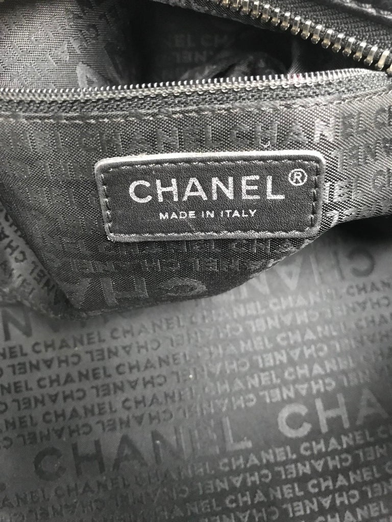 Chanel Black Grained Calfskin Bolt Bowler Bag For Sale at 1stDibs | chanel  bolt