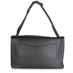 Chanel Black Grained Calfskin Souplissimo Maxi Flap Bag