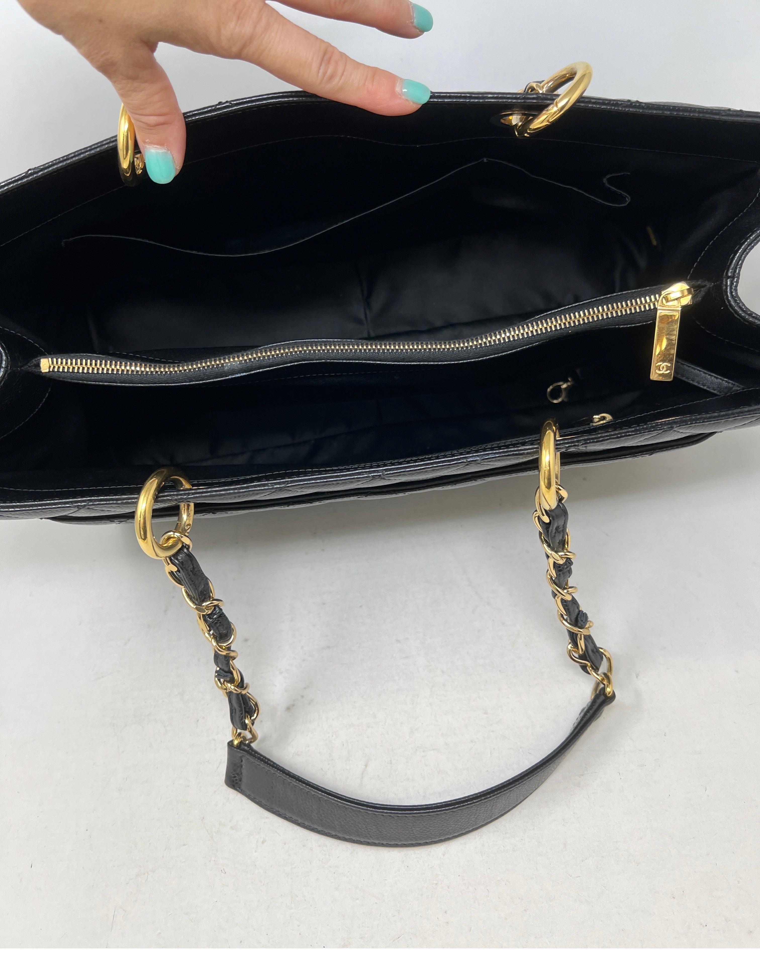 Chanel Black Grand Shopper Tote 7