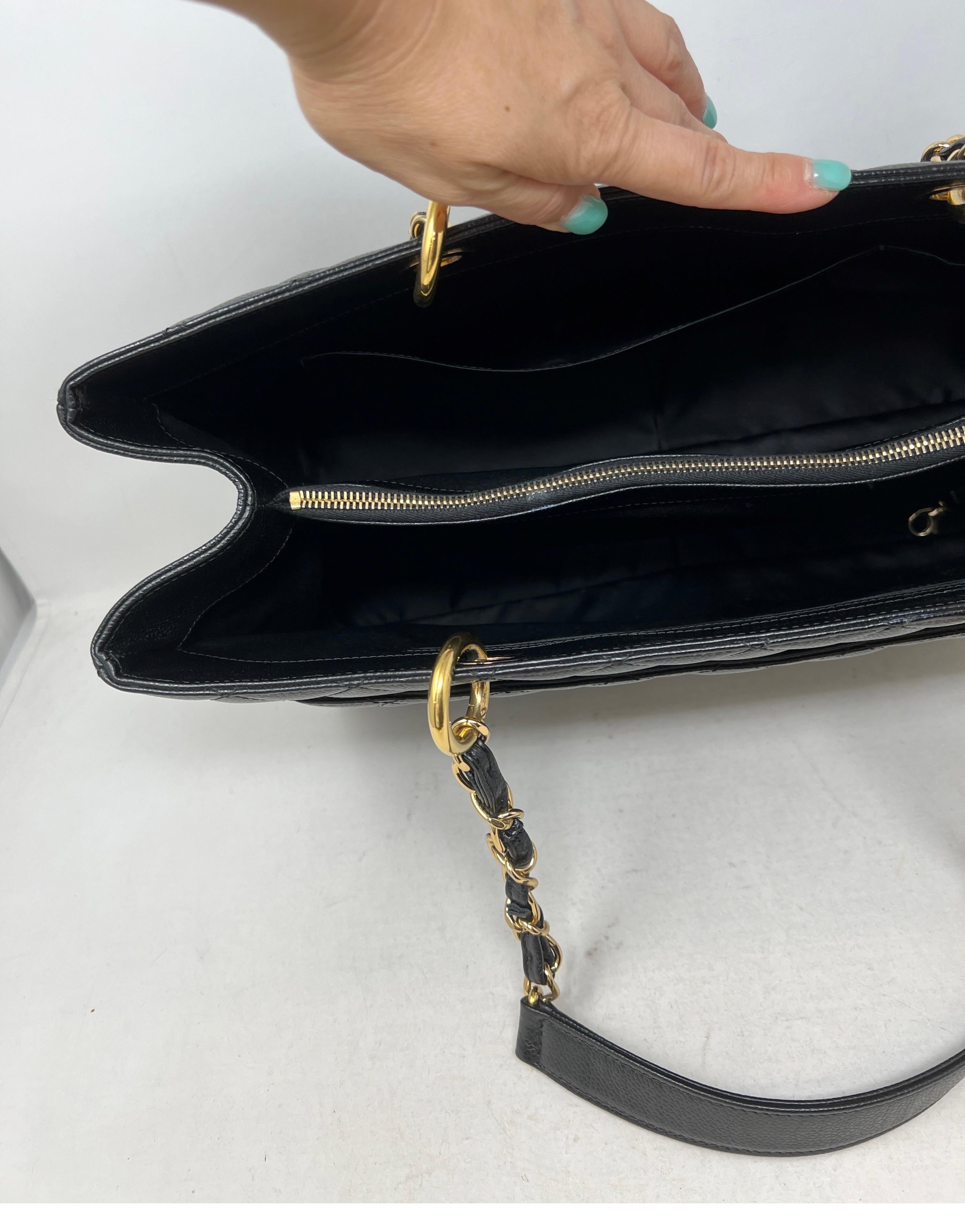 Chanel Black Grand Shopper Tote 8