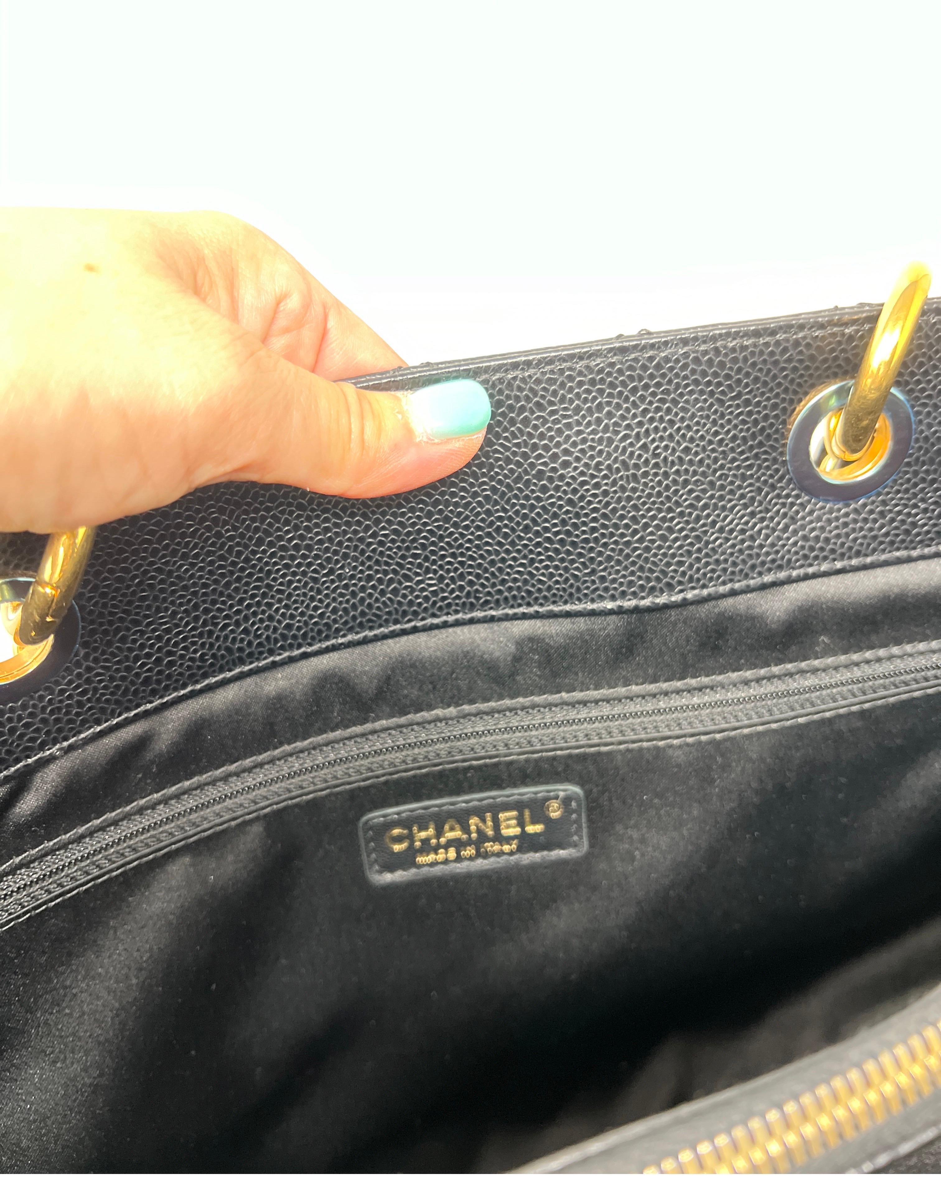 Chanel Black Grand Shopper Tote 12