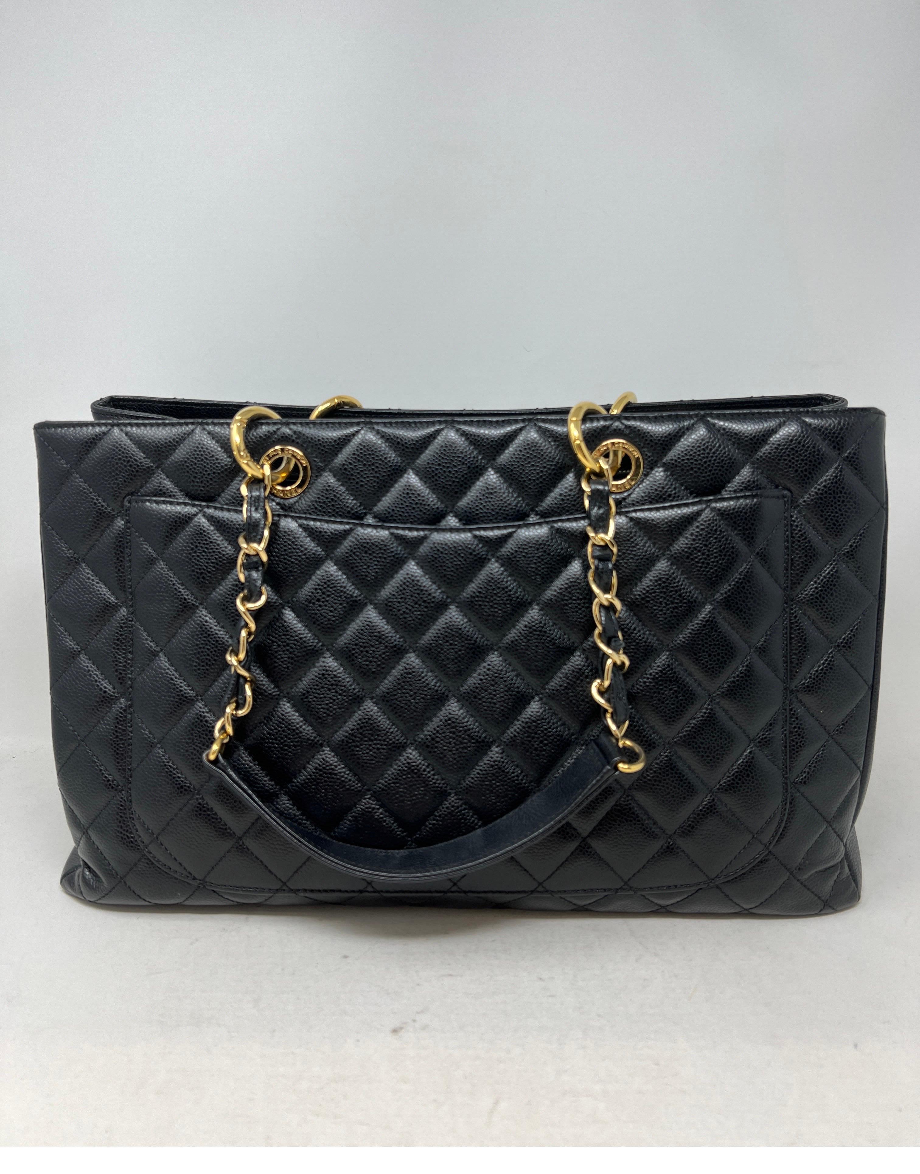 Chanel Black Grand Shopper Tote 2