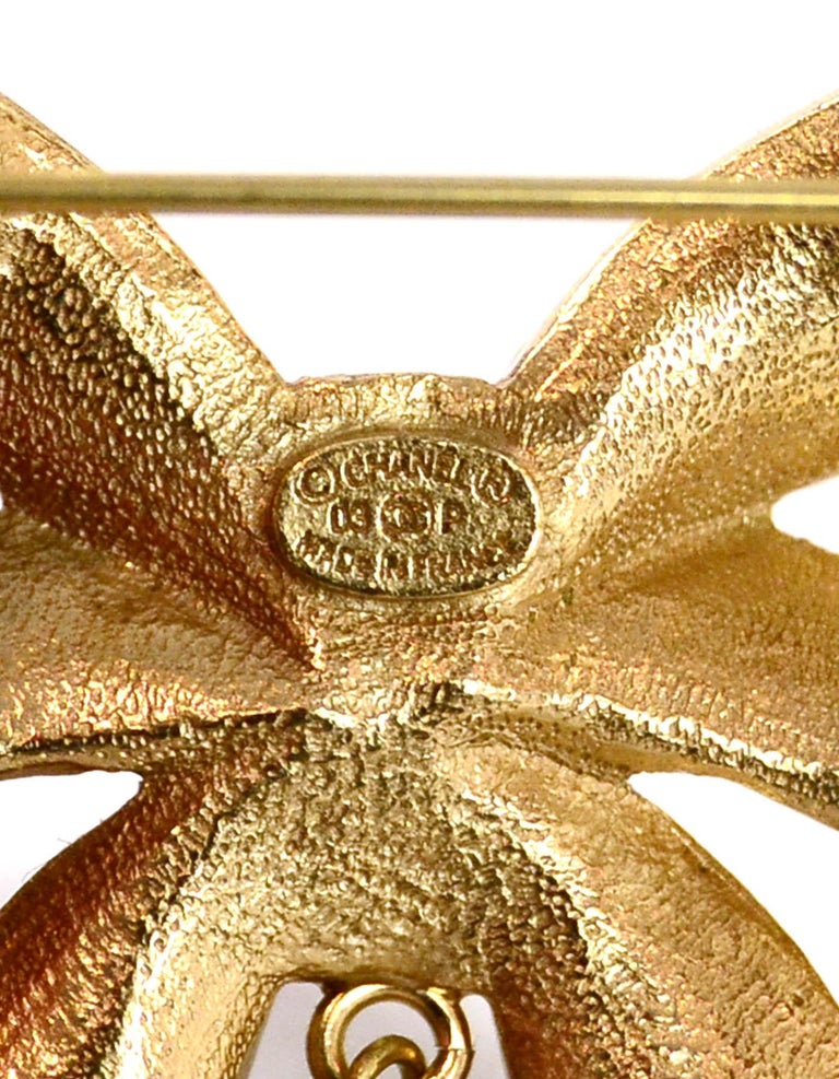 Art Deco Crystal Bow Brooch Pin P219 – Sweet Romance Jewelry