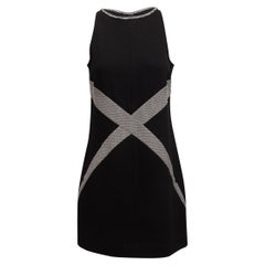  Chanel Black & Grey Sleeveless Dress