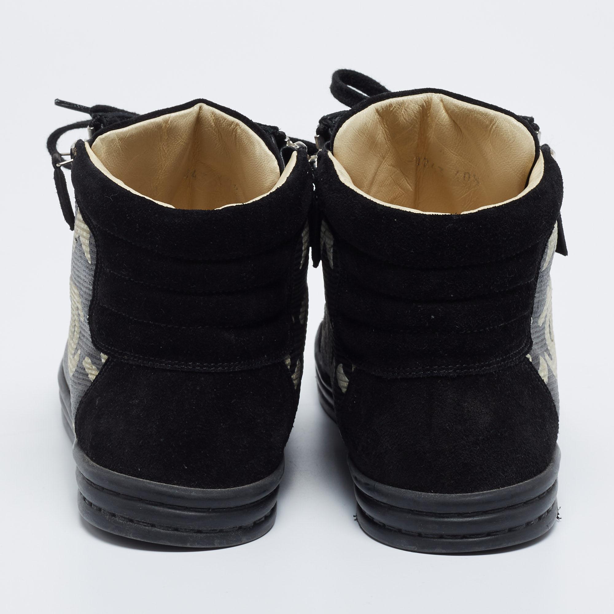 chanel high top sneakers