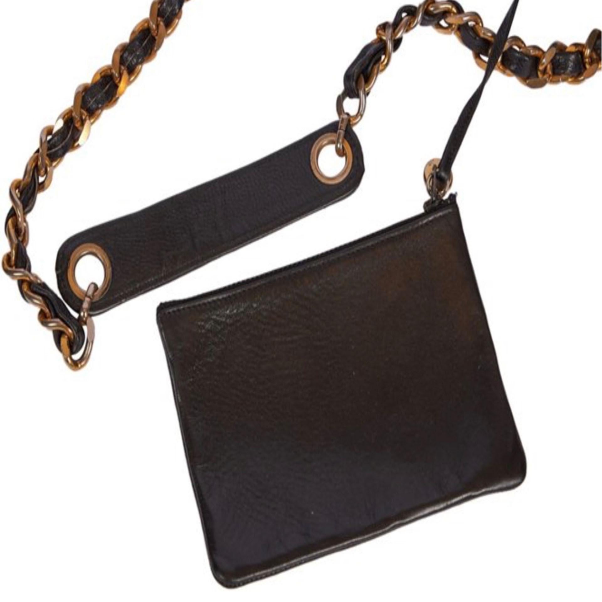 Chanel Black Iconic Bucket Vintage Rare Collectors Shoulder Bag For Sale 2