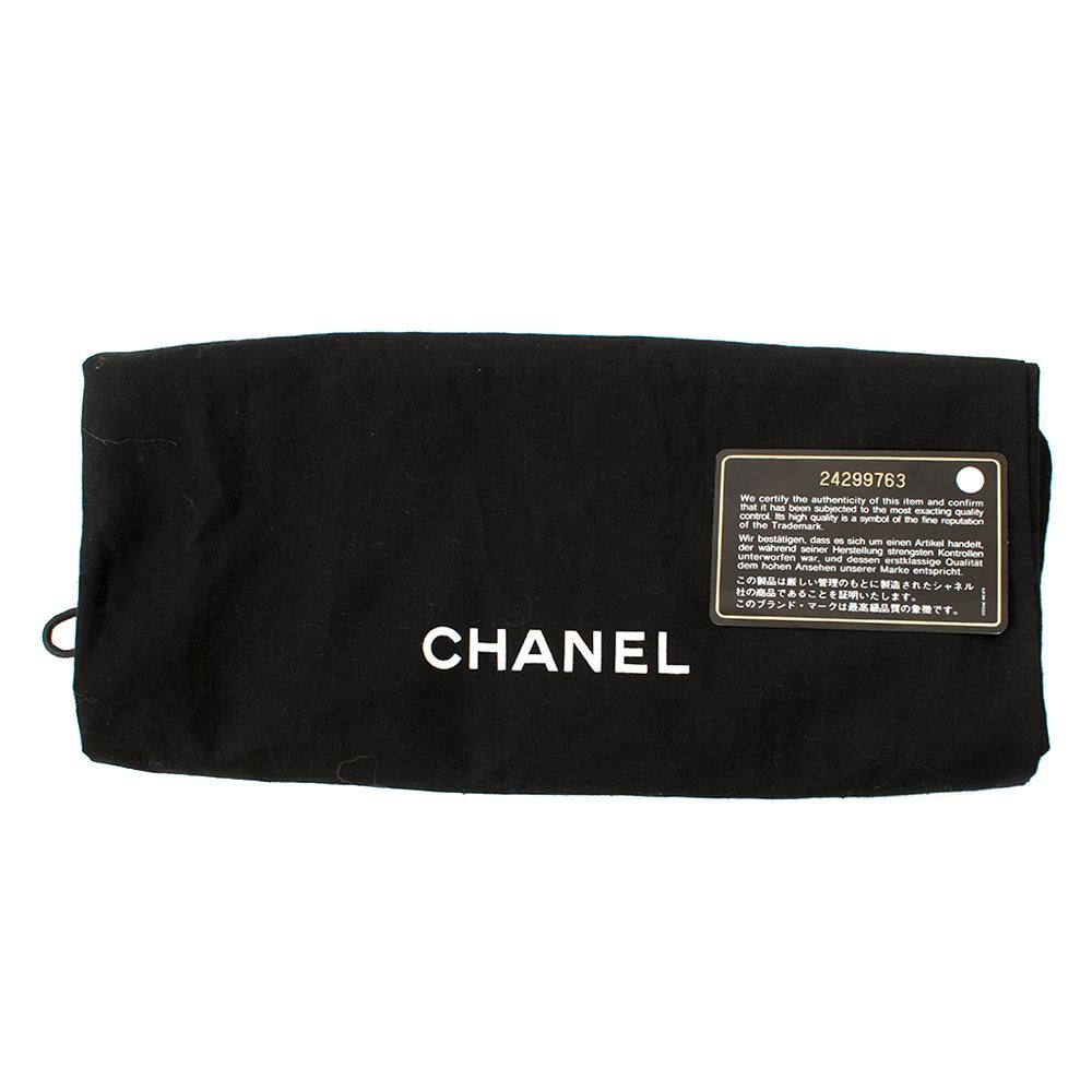 Women's or Men's Chanel Black Iridescent Lambskin Crystal Quilted Clutch For Sale