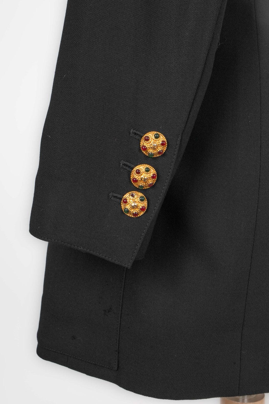 Chanel Black Jacket, 1990s 3