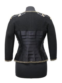 Chanel black jacket with Lesage embroidery