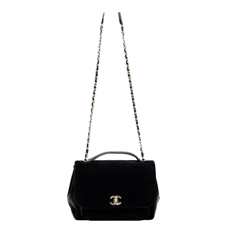 Chanel Black Caviar Jumbo Classic Double Flap Bag For Sale at 1stDibs
