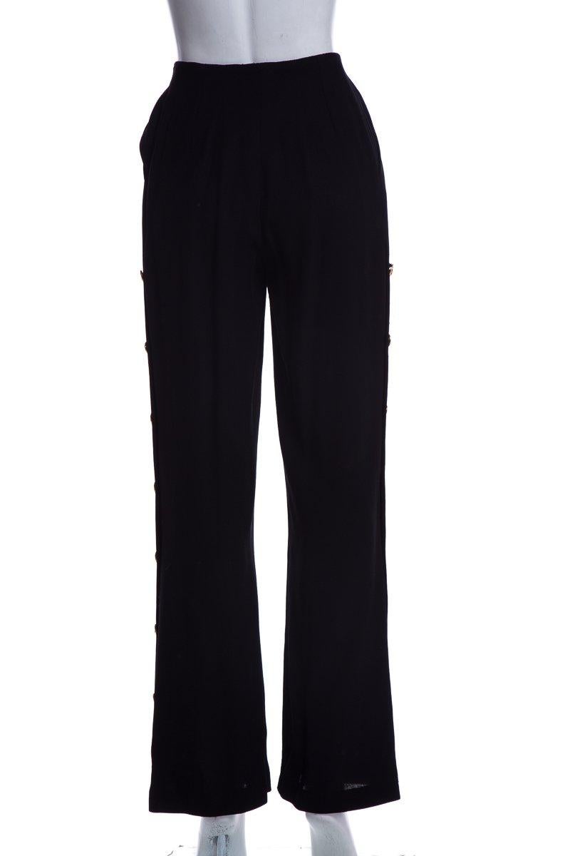 chanel logo pants