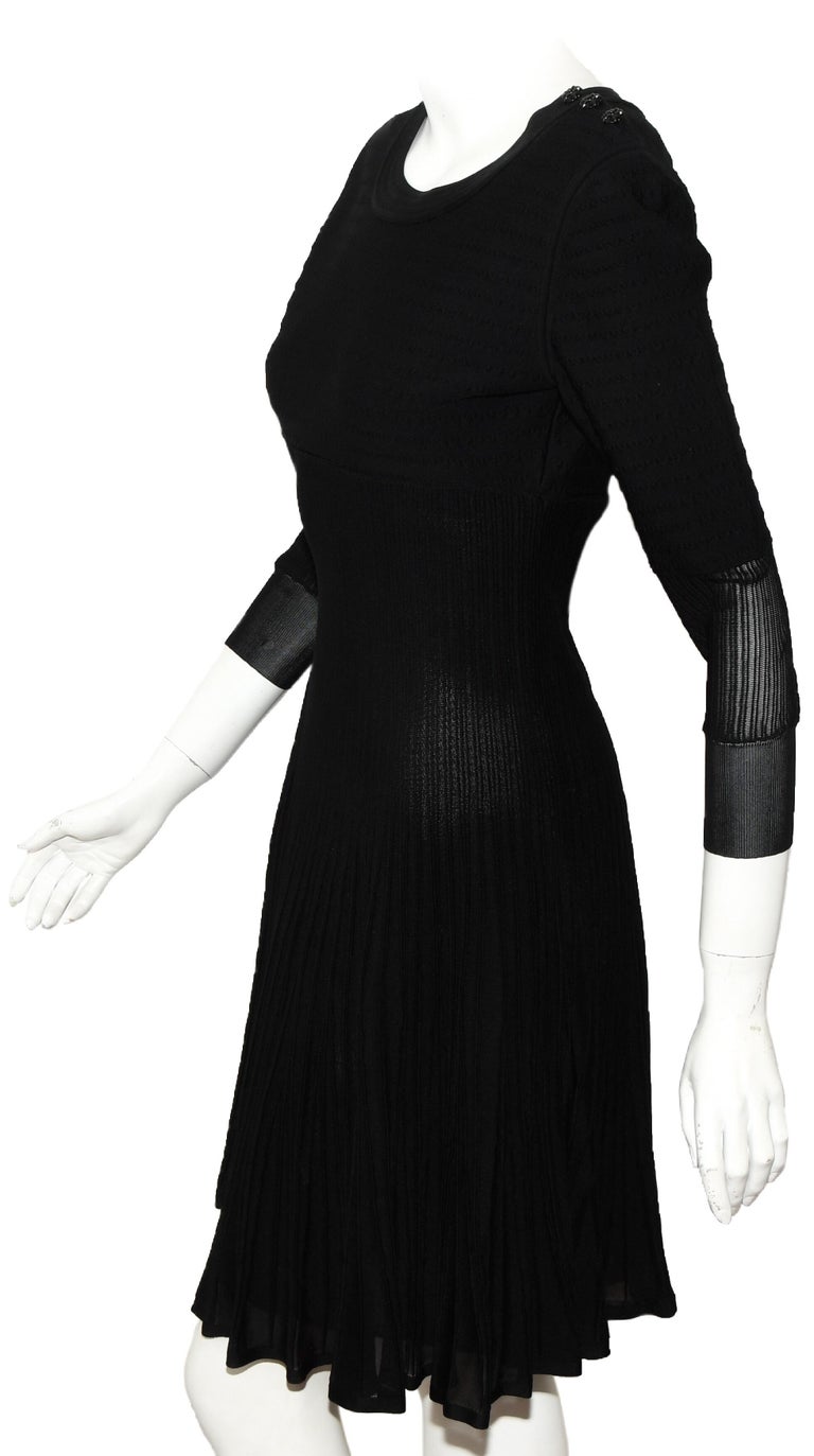 chanel long sleeve dress