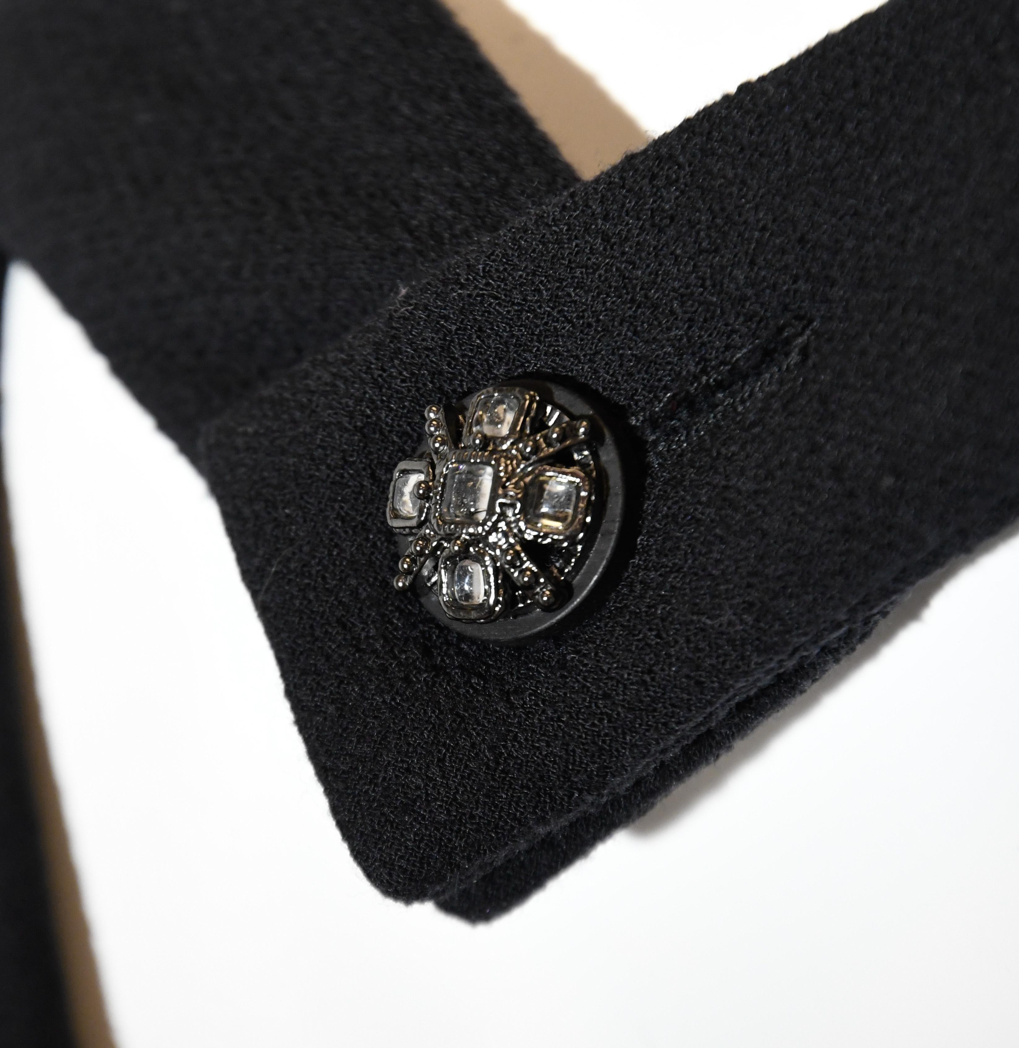 Women's Chanel Black Knit Sleeveless Little Black Dress  For Sale
