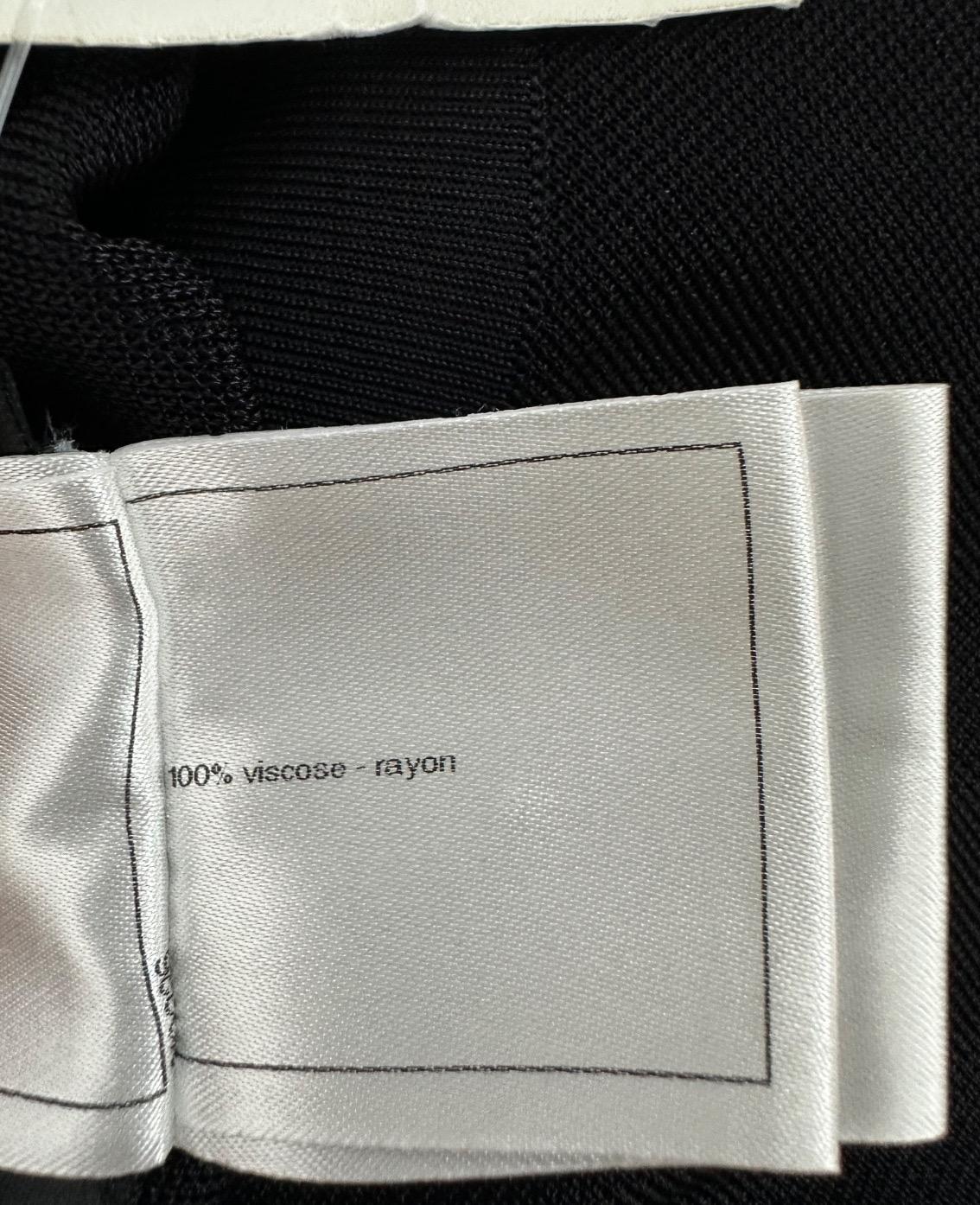 Chanel Schwarzes gestricktes Midikleid Sz.38 Damen im Angebot