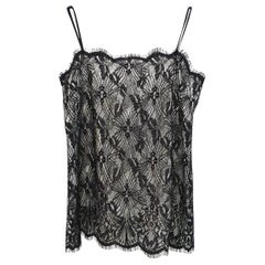 CHANEL Black Lace Camisole