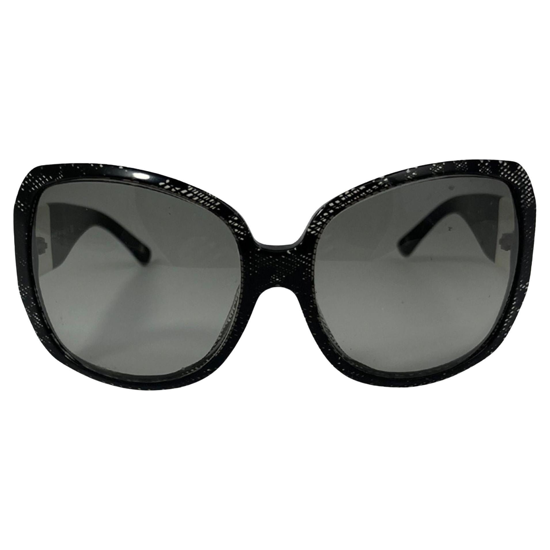 Chanel Black Lace CC Sunglasses For Sale at 1stDibs