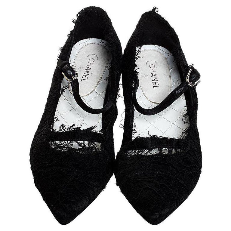 black lace flats womens