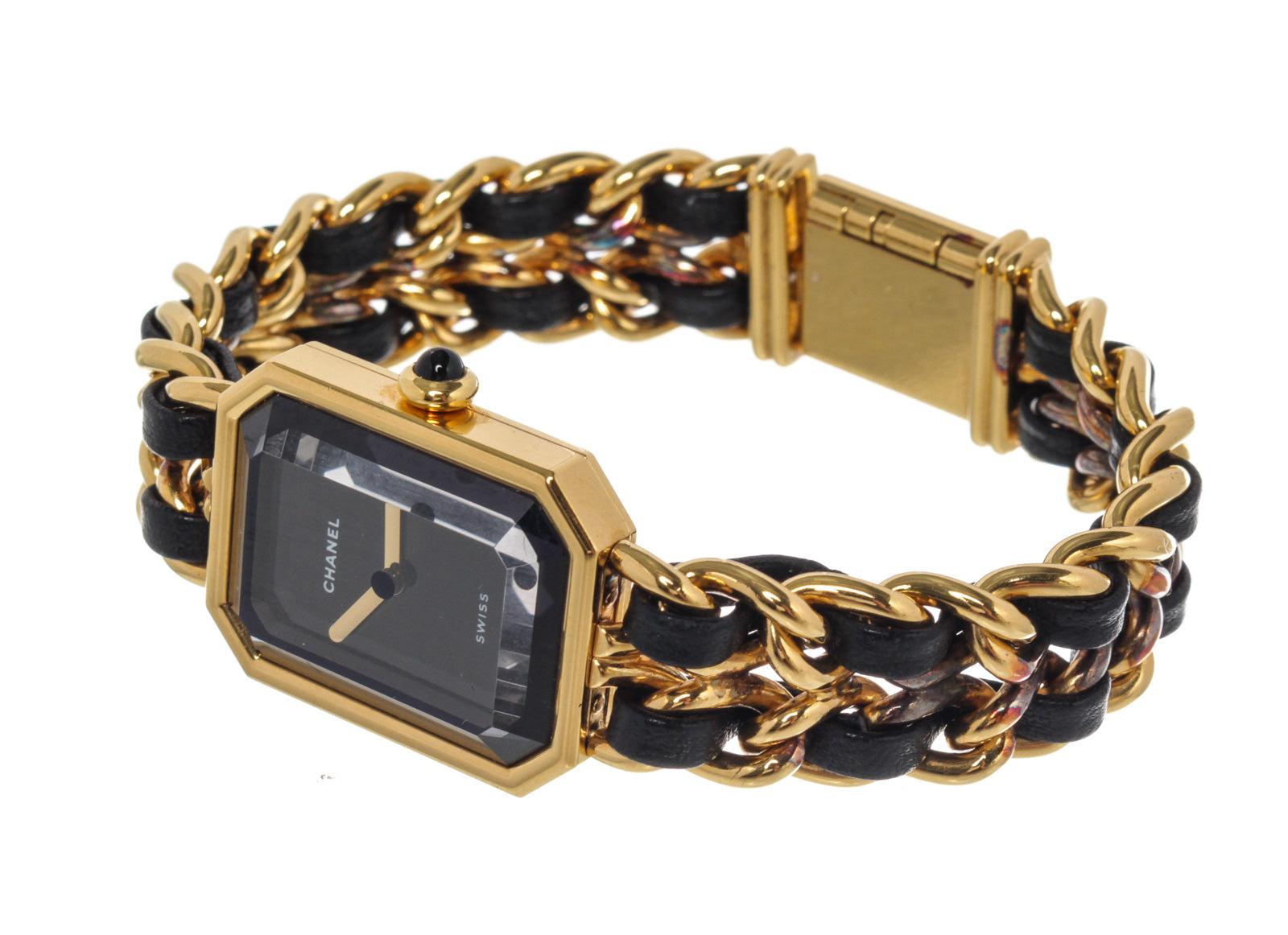 Chanel Black Ladies Leather Premiere M Watch For Sale at 1stDibs ...