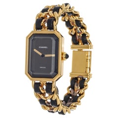 Chanel Black Ladies Leather Premiere M Watch