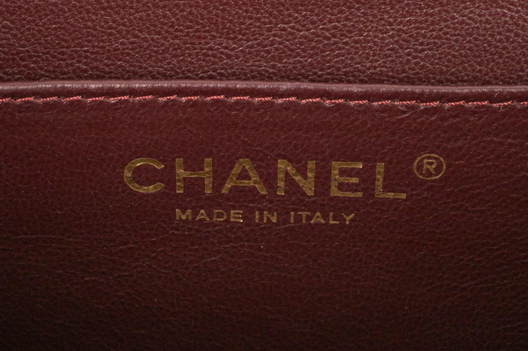 Chanel Black Lamb Leather Classic Bag For Sale 8