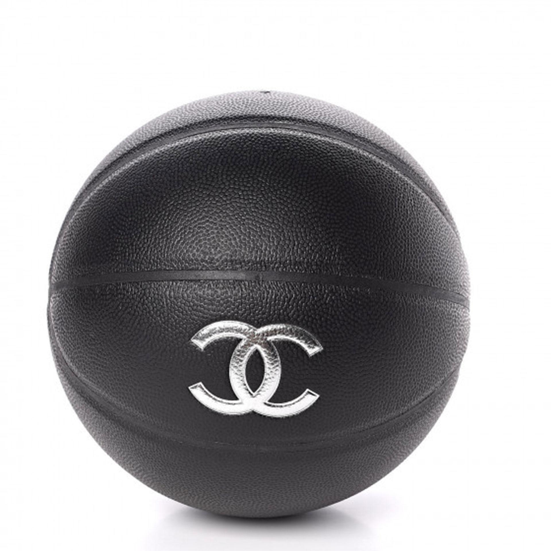 Chanel Rare 2018 Black Lambskin Chain Net Collectors Basketball  For Sale 2
