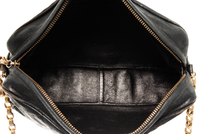 CRYSTAL CHAIN 21 BAG IN BLACK LAMBSKIN