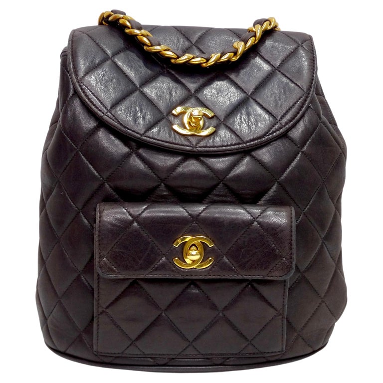Chanel Pre-owned 1990/2000s Duma Backpack - Black