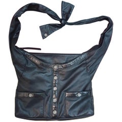 Chanel Black Lambskin Large Blazer Girl Bag