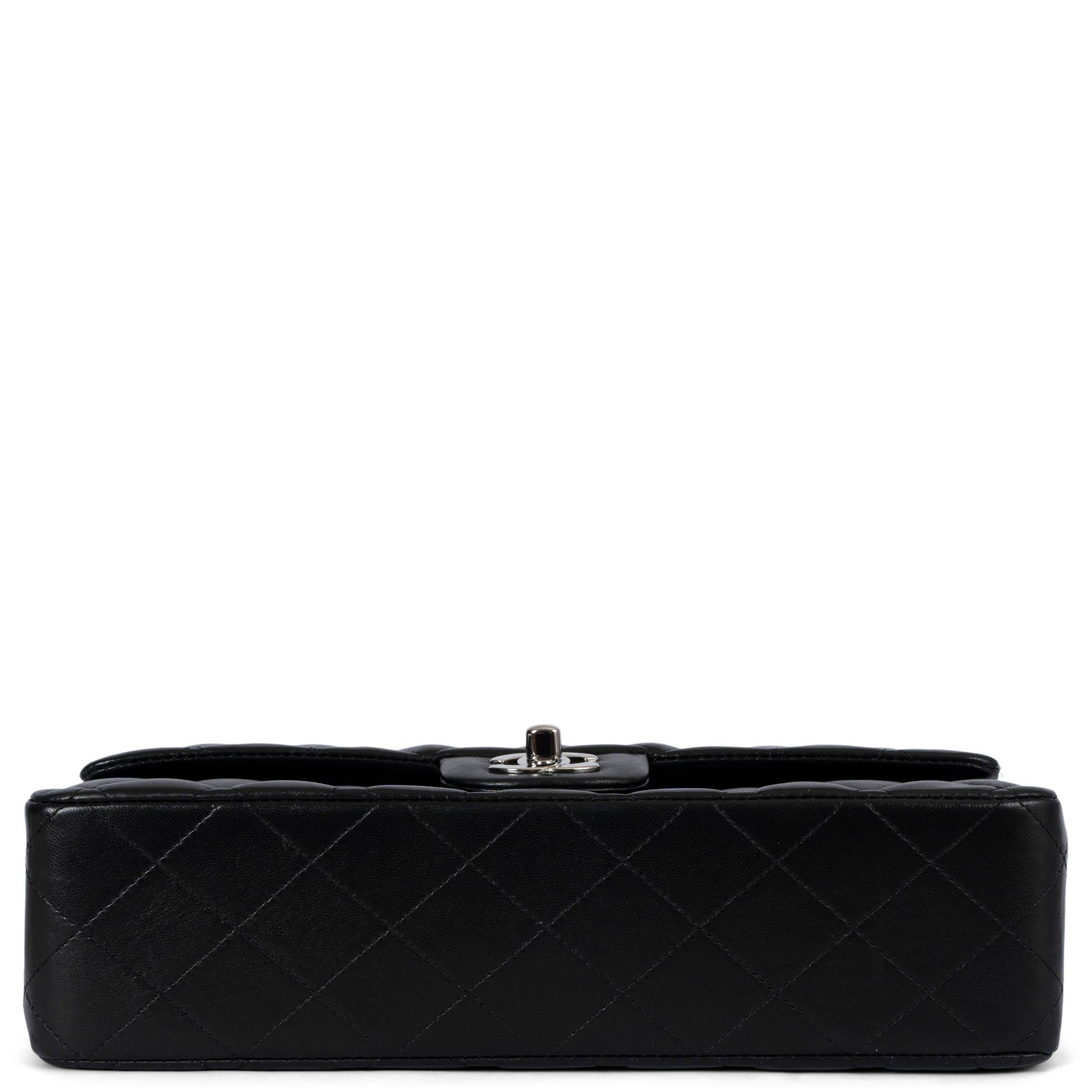 De las mujeres CHANEL Bolso de hombro CLASSIC 11.12 MEDIUM de piel de cordero negra