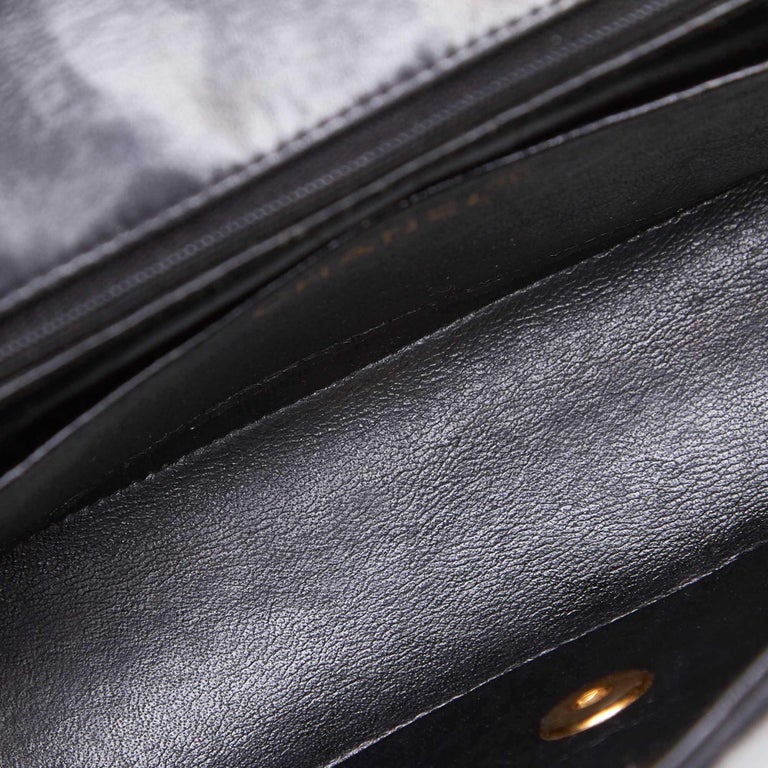 Chanel Black Lambskin Leather Leather Diana Flap Shoulder Bag France at ...
