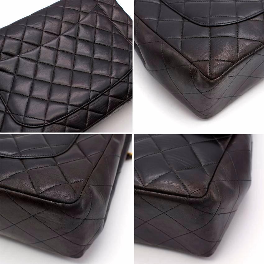 Chanel Black Lambskin Leather Quilted Bag  For Sale 1