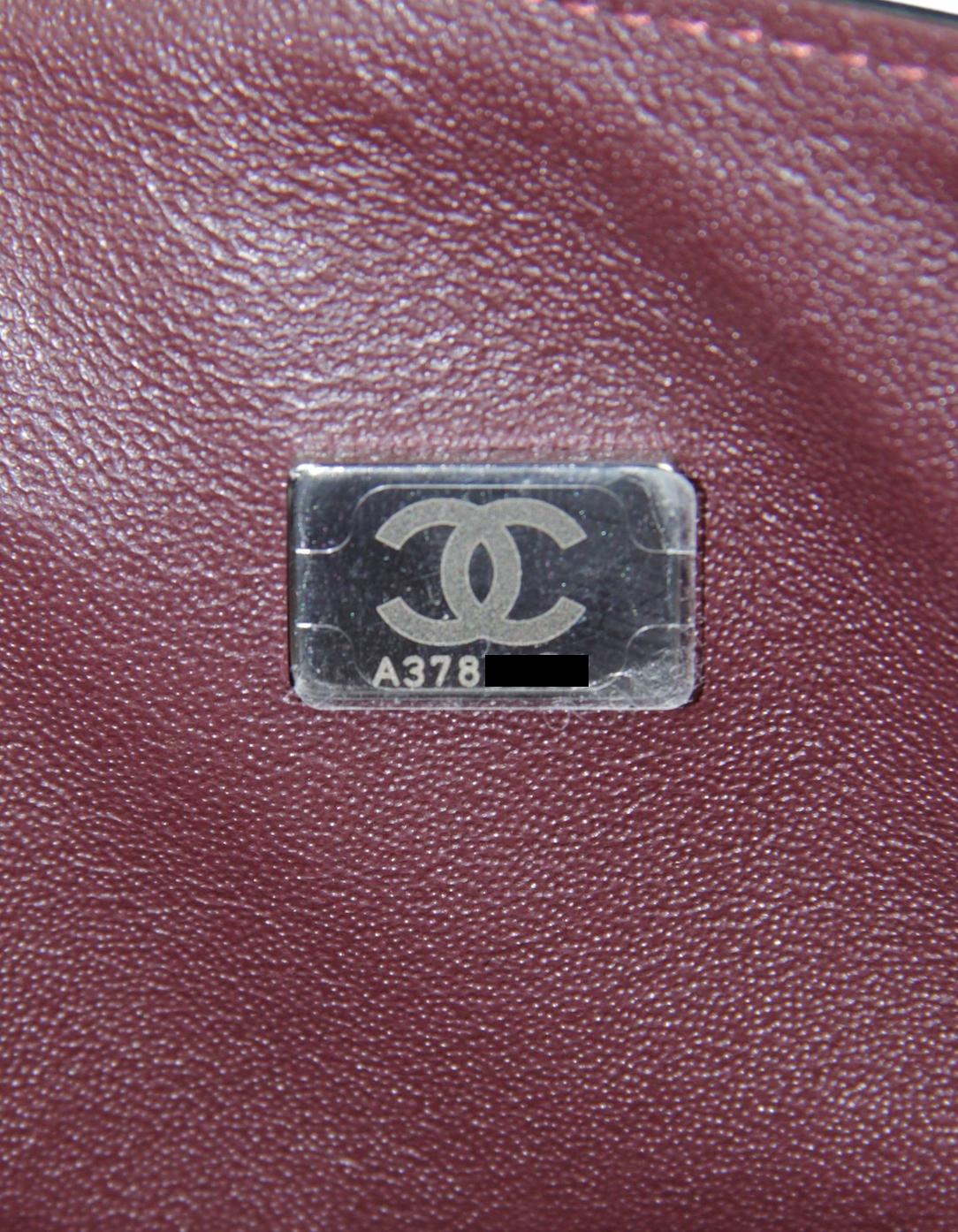Chanel Black Lambskin Leather Quilted Classic Double Flap Jumbo Bag with Silver For Sale 4