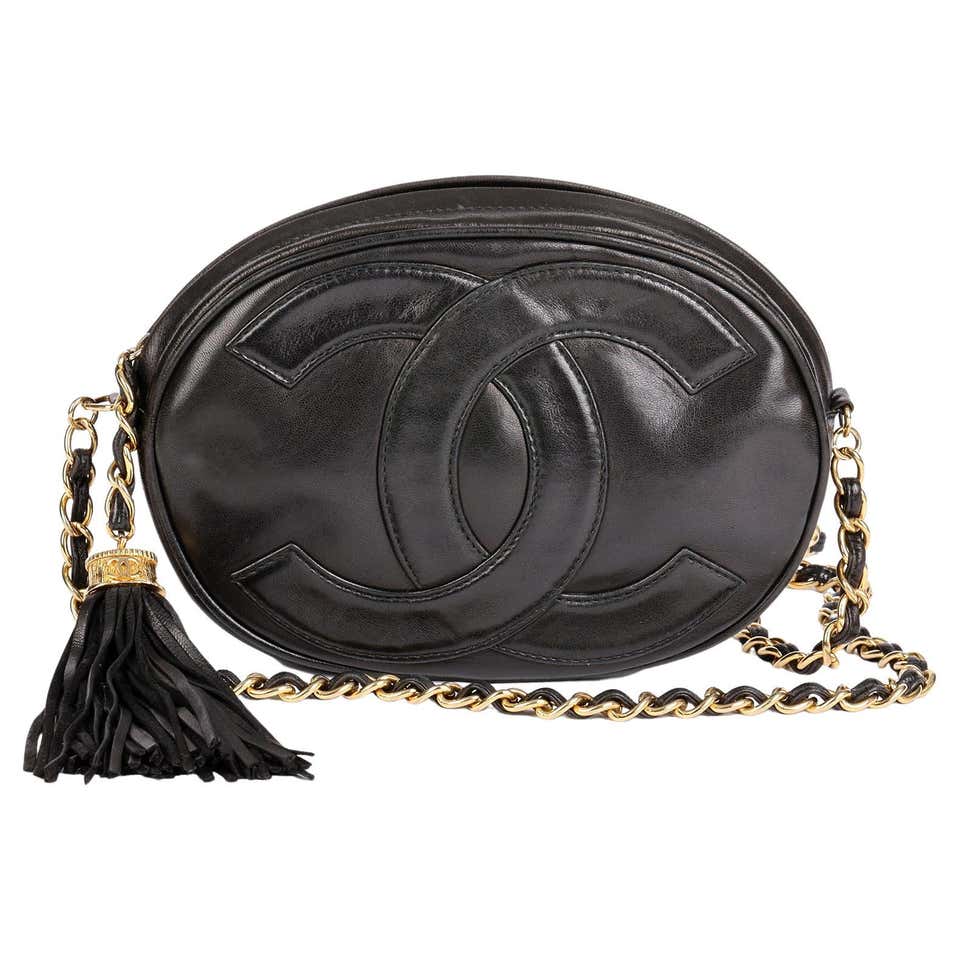 1980s Chanel Black Quilted Lambskin Vintage Classic Single Flap Bag at ...