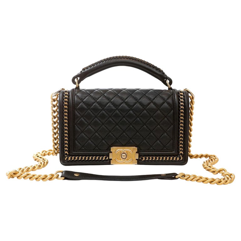 Chanel Bag With Chain - 1,350 For Sale on 1stDibs