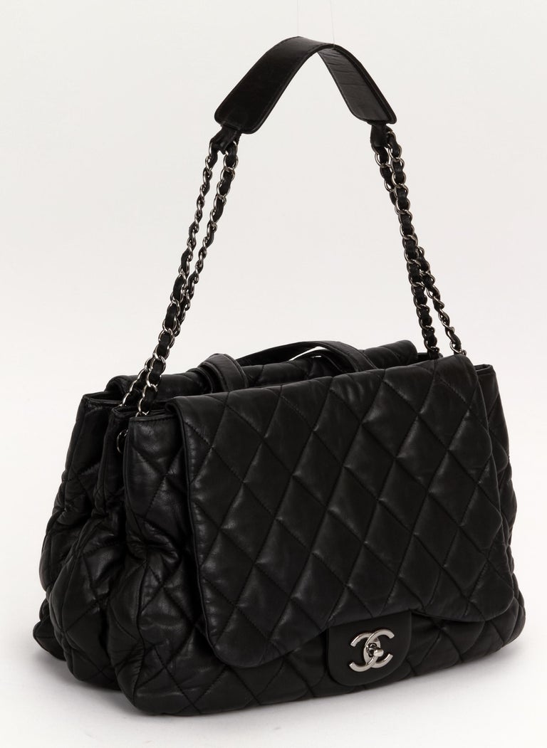 Chanel Black Lambskin Multi Pocket 2 Way Bag at 1stDibs  chanel 2 way bag,  chanel two way bag, chanel multi pocket bag