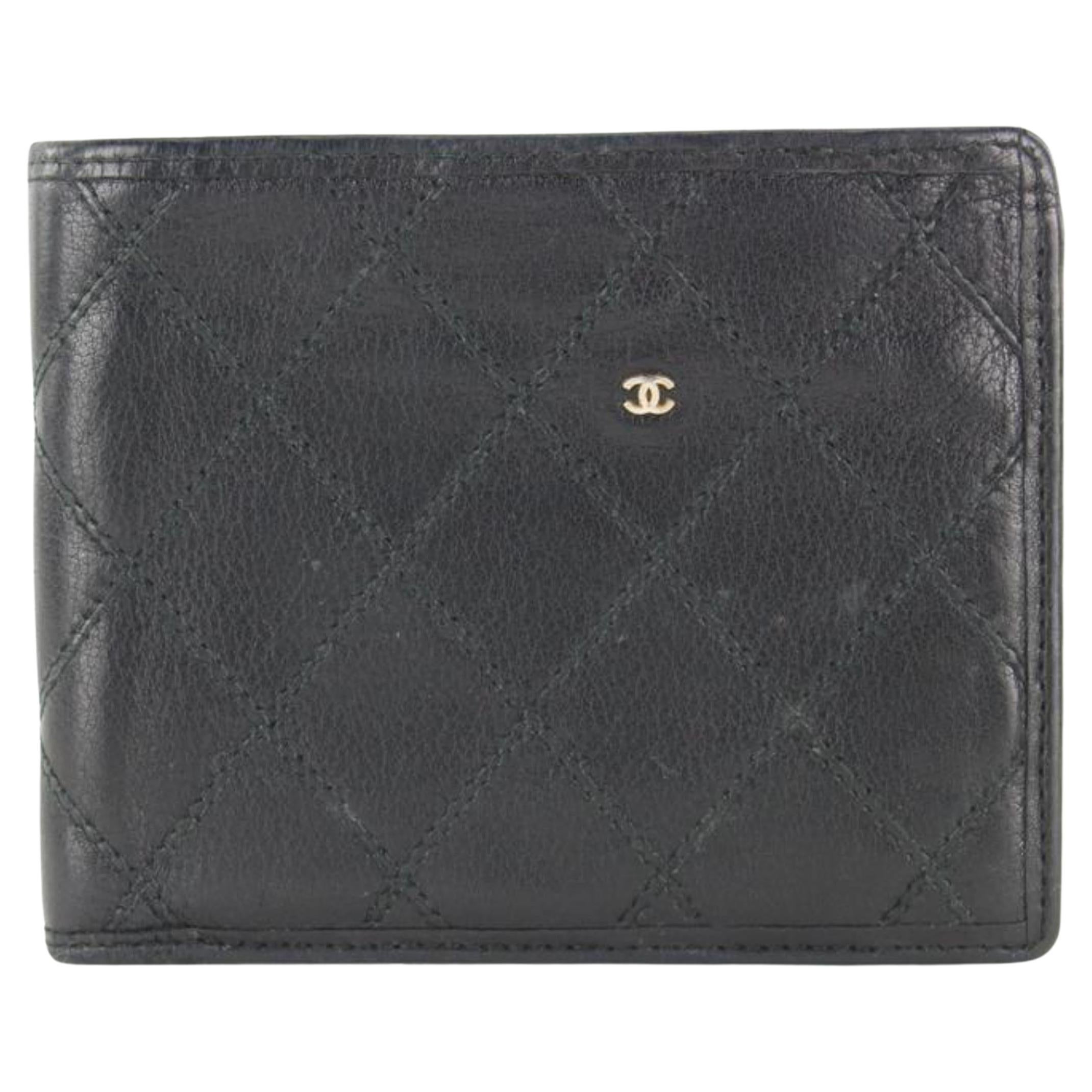 Chanel Classic Trifold Pink Flap Wallet Quilted Lambskin