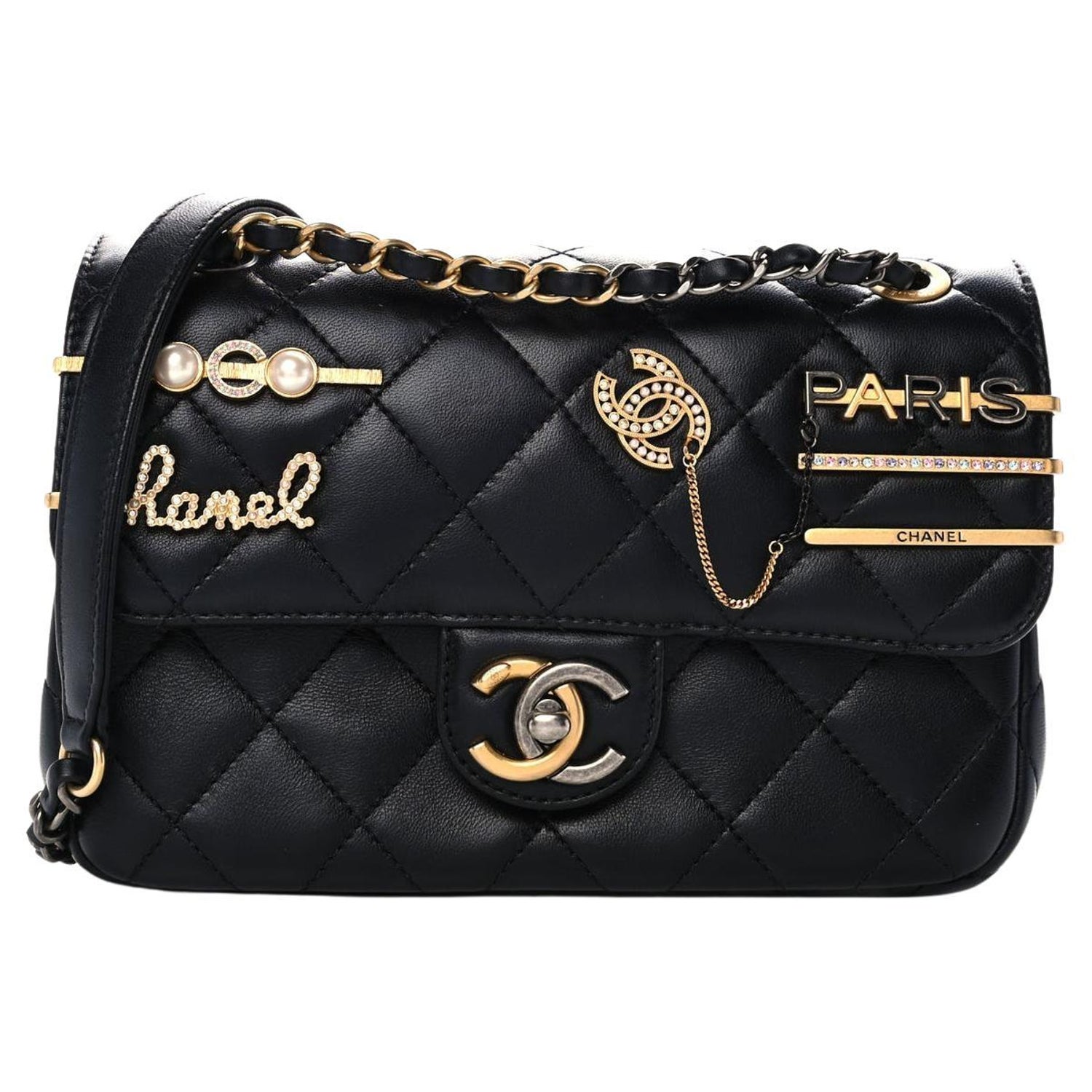 chanel bag with charms