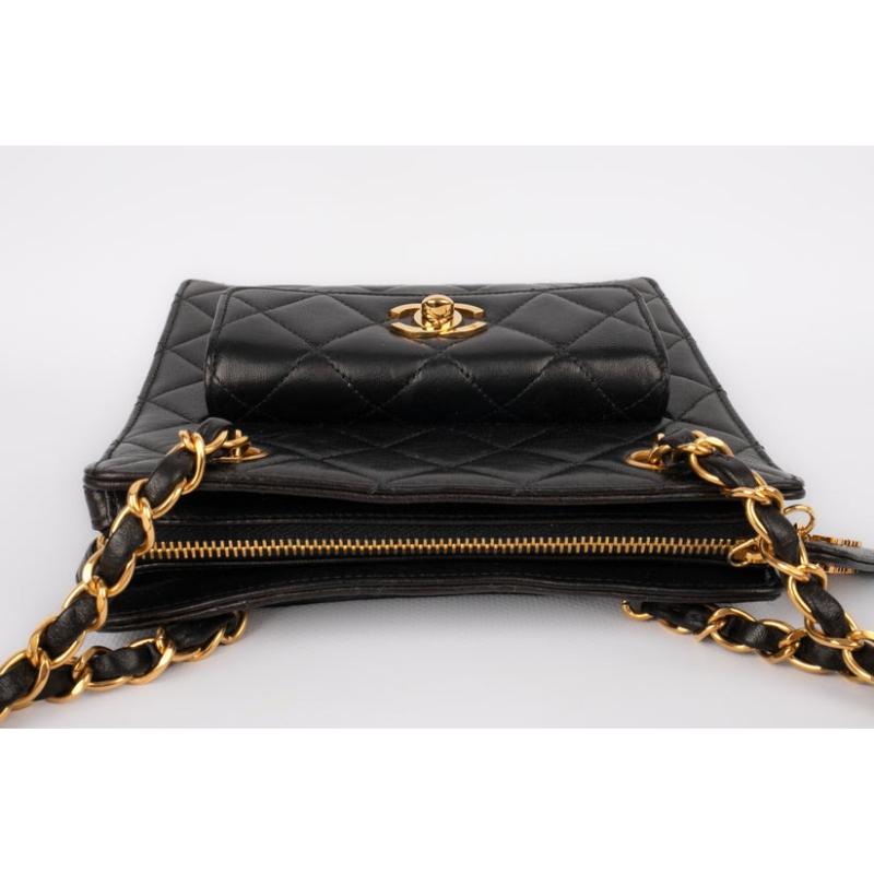 Chanel Black Lambskin Quilted 