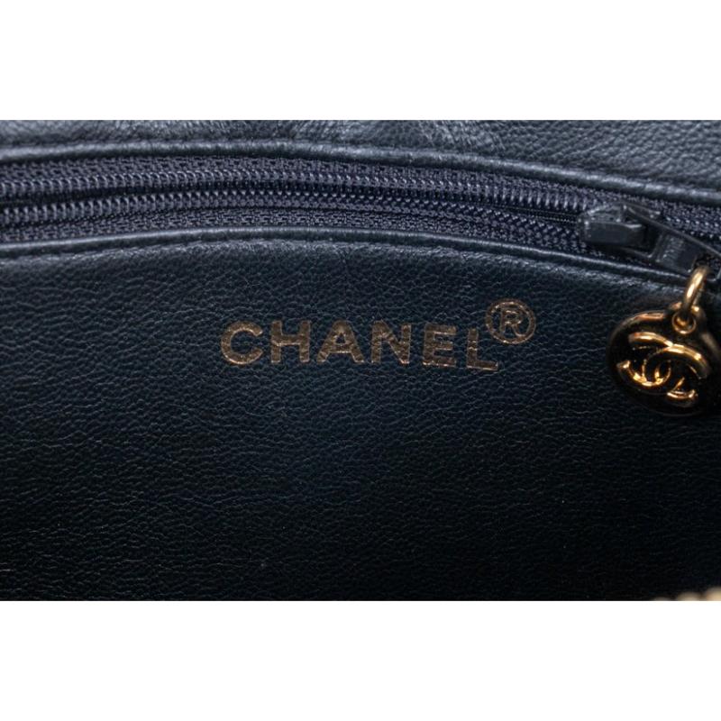 Chanel Black Lambskin Quilted 