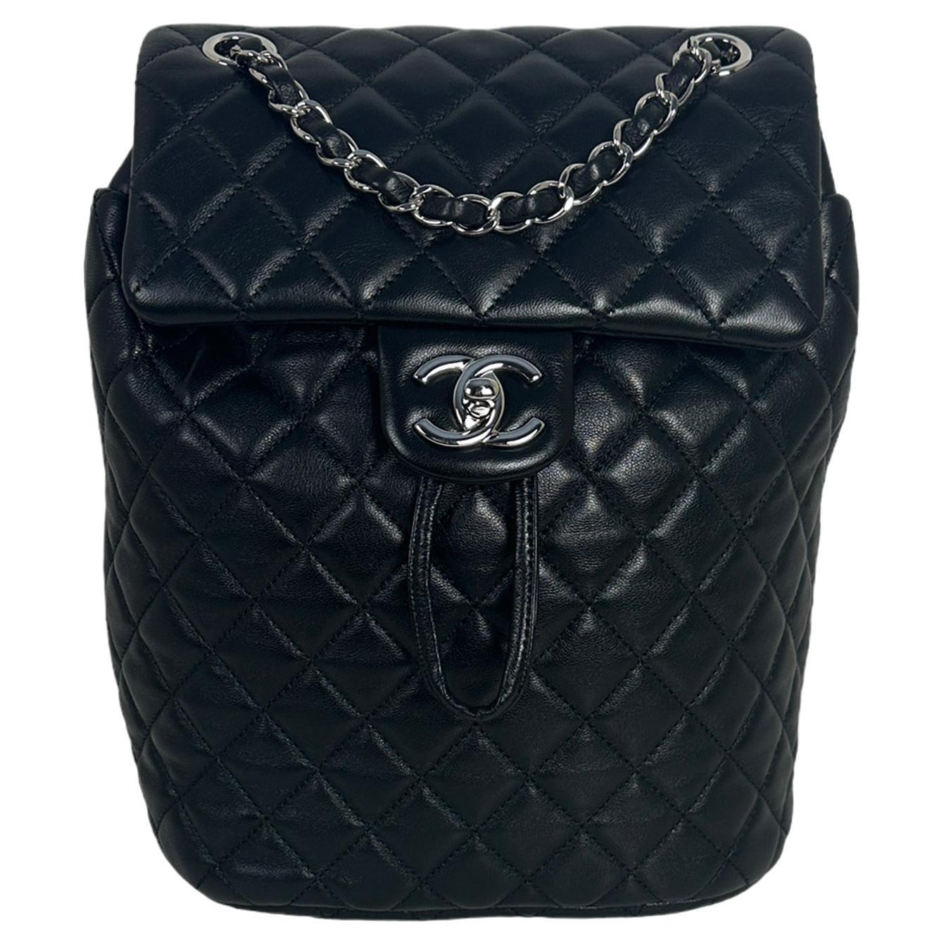 CHANEL Pre-Owned Urban Spirit diamond-quilted Denim Backpack - Farfetch