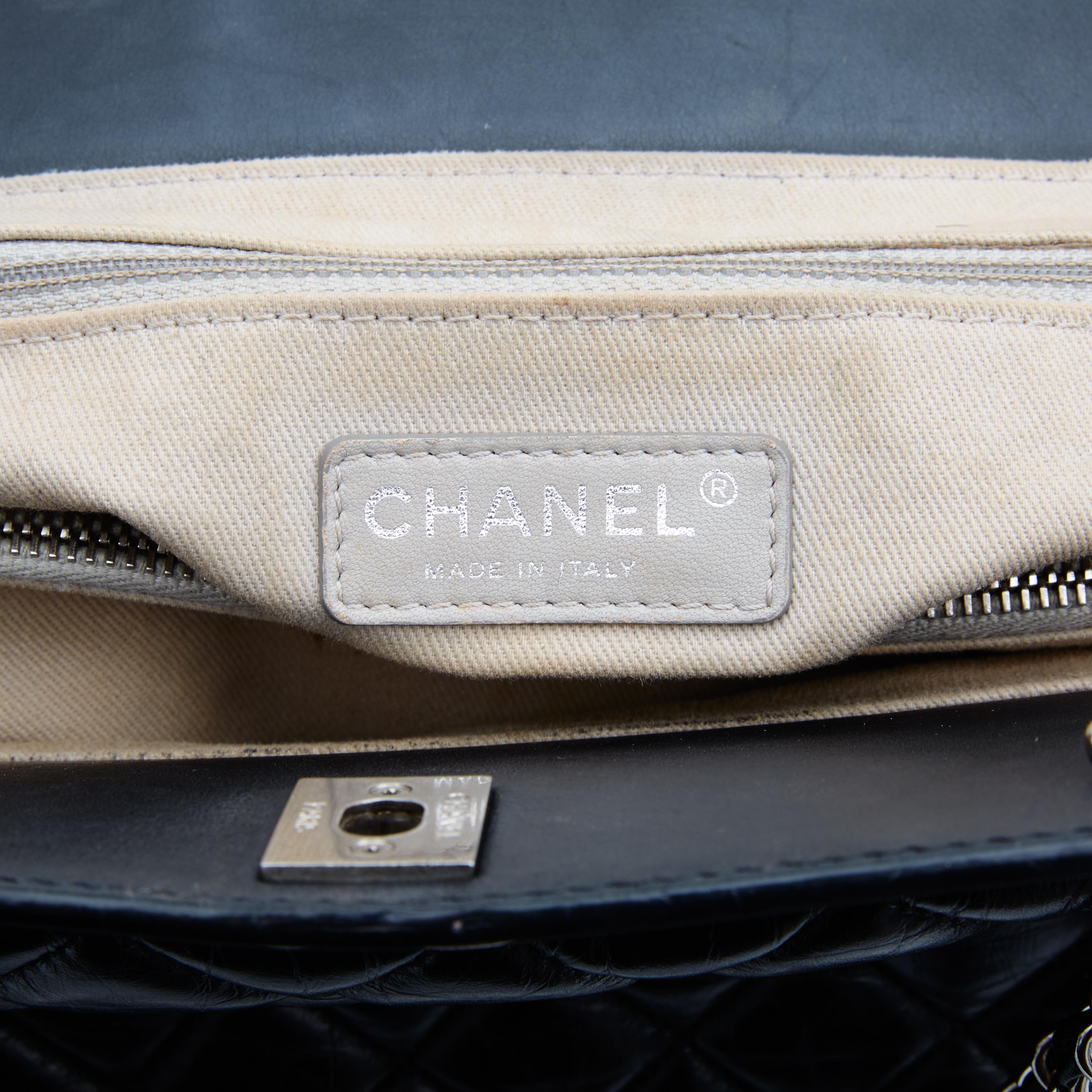 Chanel Black Lambskin Shopping Tote Bag (circa 2012) 1