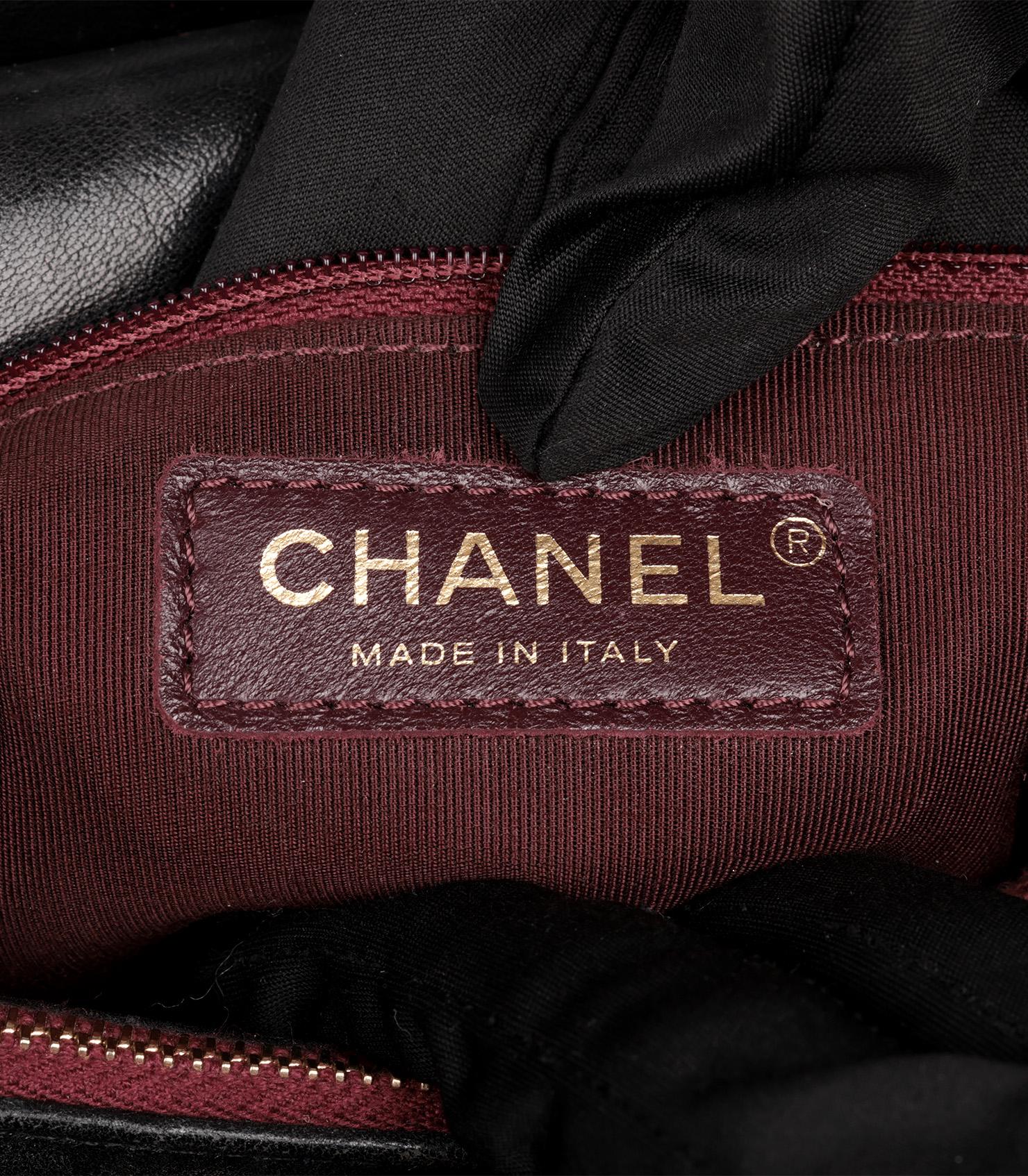 Chanel Black Lambskin & Snakeskin Leather Frame Medium Classic Single Flap Bag im Angebot 4