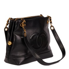 Chanel Black Lambskin Timeless Vintage Shoulder Bag