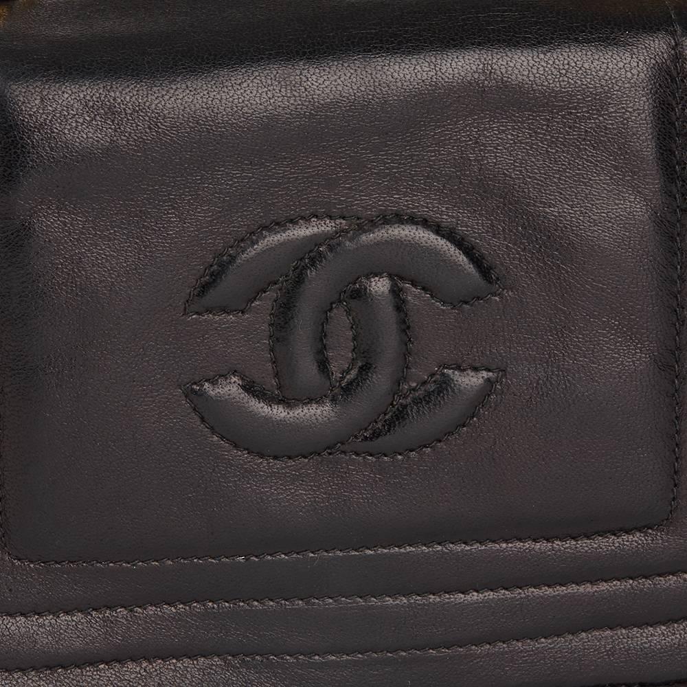 Chanel Black Lambskin Vintage Timeless Mini Flap Bag  1