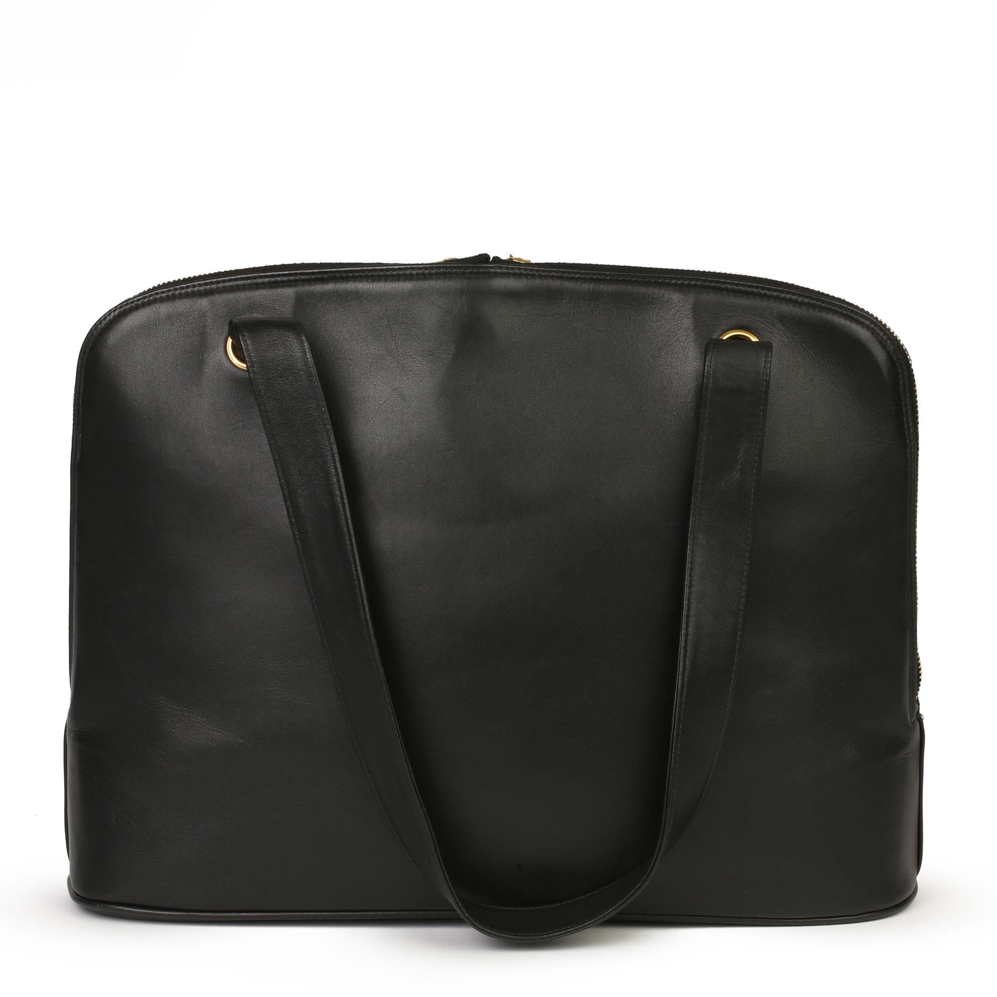 Chanel Black Lambskin Vintage Timeless Shoulder Bag  1