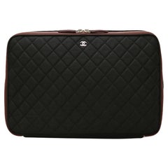 Chanel Schwarzes Laptop-Etui