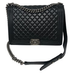 Chanel Black Large Boy Bag