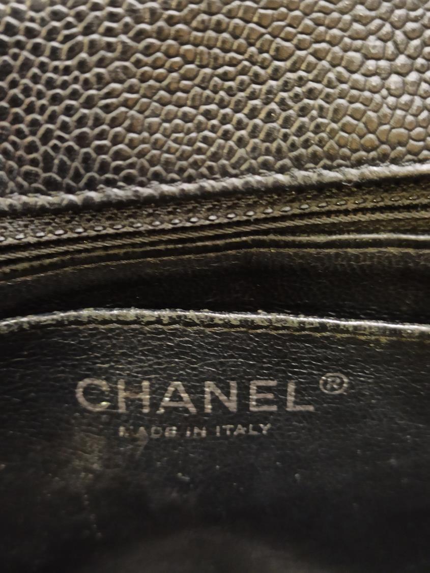 Chanel Black Large Classic Bag In Excellent Condition For Sale In Gazzaniga (BG), IT