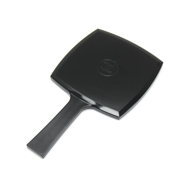 Chanel Black Large Hand Mirror For Sale at 1stDibs chanel hand mirror